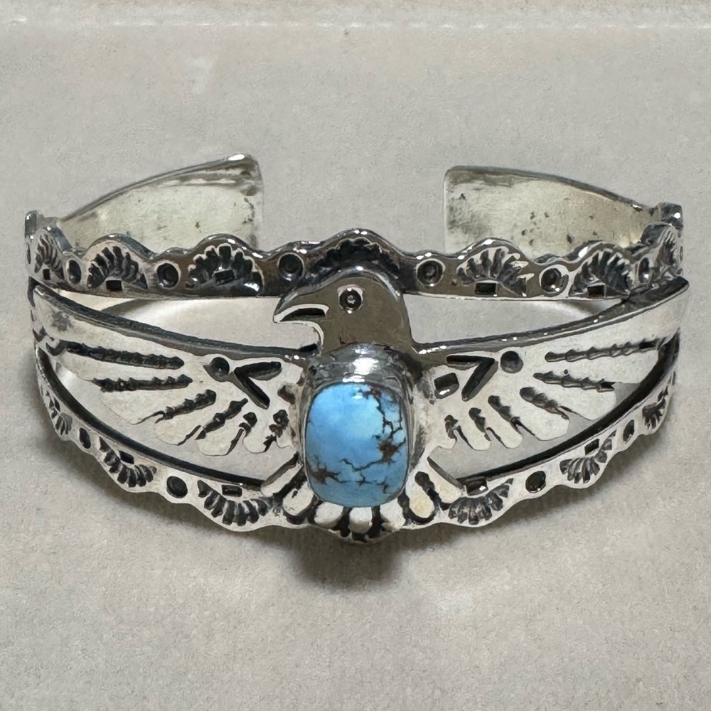 Sterling Silver Thunderbird Cuff